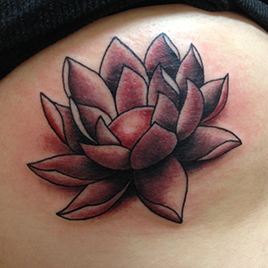 MJ Bonanno - Lotus Flower Tattoo